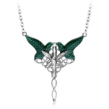 20 kom./lot Arwen Evenstar ogrlica vilenjaci Princess moda Crystal kubni cirkonij kamen privjesak za žene svadbeni poklon