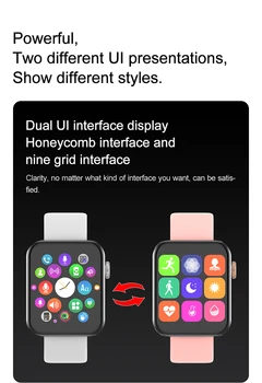 2020 Finow Migo Smart Dual Watch UI Display raznolikost pojasevi poziv poruku podsjetnik Relogio frekvencija otkucaja srca, krvni pritisak SmartWatches