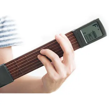 2020 Pocket Guitar Akord Trener Six Grade with Screen Display Beat Penjanje Lattice Guitar Accessories praktičan Džep gitara