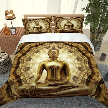 2020 hot stil komplet posteljinu 3d Digital The Buddha Uzorak 2/3pcs deka kit jednokrevetna Soba dual full kraljica kralj posteljinu