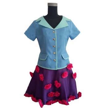2020 Хиросе Ясухо cosplay odijelo Jojo's Bizarno Adventure Blue Flower Dress