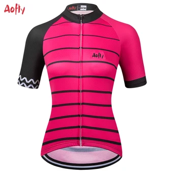 2021 ženska Biciklizam odjeća Roupa Dres postavlja AOFLY roza kratke hlače vanjski jedinstvena kostimi ljeto Go Pro Team bicikl prozračni