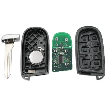 3+1 gumb Smart Remote Car Key Fob 433 Mhz ID46 čip 7953A za Dodge Challenger Journey-2018 FCC-a: M3N-40821302