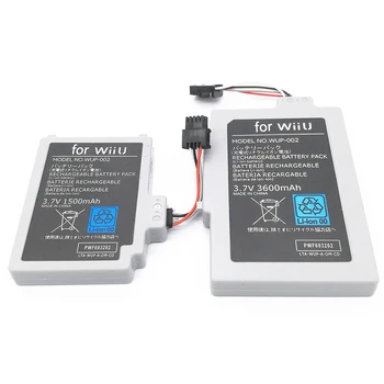 3.7 V 3600mAh Punjiva litij-ionska baterija za Nintendo Wii U Gamepad zamjena baterije za kontroler Wii-U Wiiu GamePad