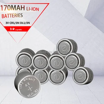 30шт 3V CR1/3N CR 1/3N litij baterija 170mah M6 M7 DL-1/3N CR13N suhe primarne baterije Baterija