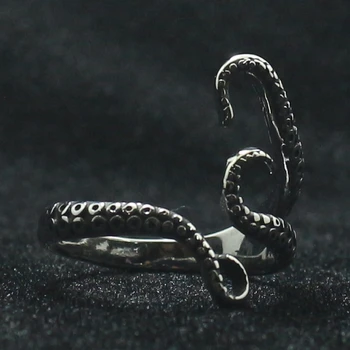 316L nehrđajućeg čelika cool punk gothic hobotnica najnoviji prsten