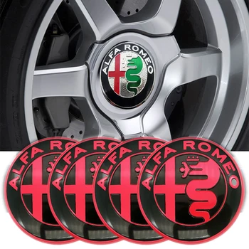 4kom centar naplatak kotača naljepnice za Alfa Romeo Giulia Giulietta 147 154 155 156 159 164 166 Spider rafting poklopac glavčine ikonu stil