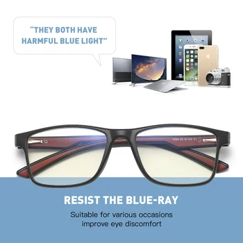 AOFLY plavo svjetlo blokiranje naočale su muškarci površina TR90 fleksibilan sportski optički okvir recept žene naočale naočale za kratkovidnost