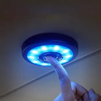 Automobilska svjetla za čitanje LED unutarnja rasvjeta vozila stražnji krov lampa ukras auto žarulja sigurnosti(okrugli)
