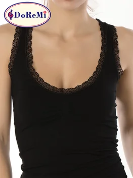 Bešavne modalne Majica Majica za žene s čipkom-seksi donje rublje ženske majice su majice djevojke pod majicu rublje top