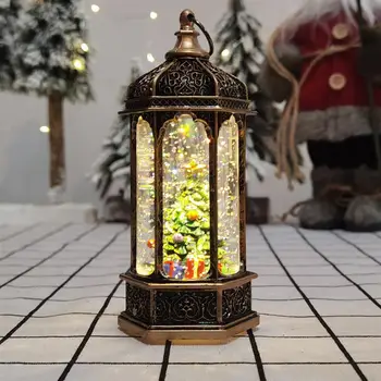 Božić Santa Snjegović dekorativna svjetiljka klasicni LED Light Up Christmas Wind Lamp Night Light Božić Festival Party Table Decor