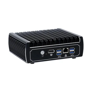 Core i5 7200U i3 7100U - fanless Pfsense Mini PC-6*Intel Gigabit Lans RJ45 2.4 GHz DDR4 Ram-a za Linux Firewall Router DHCP, VPN Server