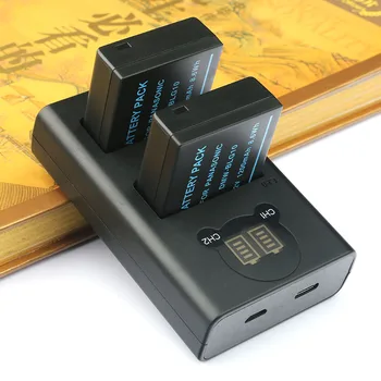 DMW-BLG10 BLE9 skladište Bttery Dual USB punjač za Panasonic DMC-TZ80/TZ81/TZ100/TZ101/TZ110/ZS110 DC-ZS220GK