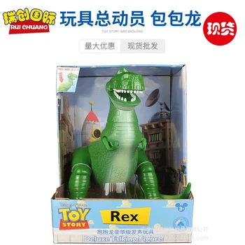 Disney Toy Story Dragon Rex Deluxe Edition Rex Hudi Bass Model Igračke Zvuk Model Igračke Likovi Filma Djeca Pokloni Za Rođendan