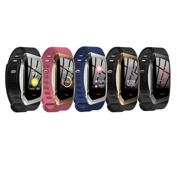 E18 Smart Wristband Oksimetar Zaslon Osjetljiv Na Dodir Magija Boje Plivati Otkrivanje Otkucaja Srca Huawei Honor Band 5 Standardni Narukvica Sport Za Odrasle