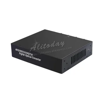 Fiber-optički konverter video 8-CH koaksijalni HD 1080P video AHD CVI TVI fiber-optički pretvornik одномодовый jedan vlakana 20 km