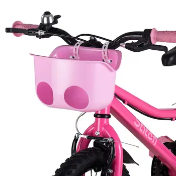 HILAND Kids Bike Doll Seat košarica s držačem za dječji bicikl booster ukrasite dječji bicikl dječje sjedalo lutka ružičasta ljubičasta