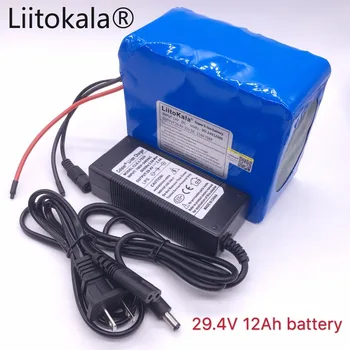 HK Liitokala 7s6p new victory 24V 12Ah litij baterija električni bicikl 18650/24 V (29.4 V) li Ion 29.4 V 2a punjač