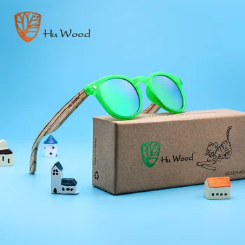 HU WOOD 2018 dječje sunčane naočale drvene sunčane naočale za djevojčice i dječake naočale UV400 šaren okvira sunčane naočale nijanse Oculos GR1003