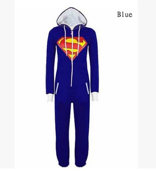 Halloween Cosplay Odijela Unisex Pidžama Odrasli Pidžama Onesie Muškarci Žene Batman I Superman One Piece Sleepsuit Pidžama