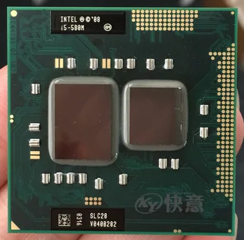 Intel Core i5-580M i5 580M SLC28 2.6 GHz dual-core четырехпоточный procesor 3W 35W Socket G1 / rPGA988A