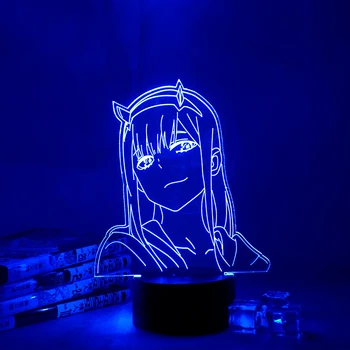 Japanski вайфу Led Night Light anime lampa Юмеко Джабами od Kakegurui компульсивный igrač poklon za uređenje spavaće sobe noćno svjetlo slatka