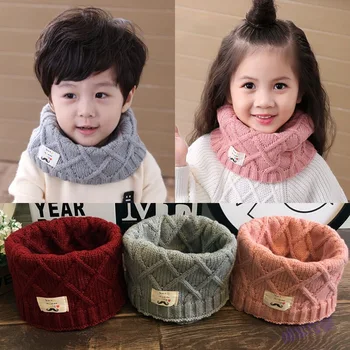 Jesensko - zimskom dječji šal pletenje vune za zagrijavanje vrat, dječaka i djevojčica zamotati dijete debelo шейной folijom za zaštitu vrat