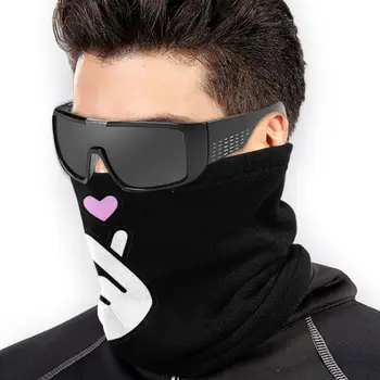 K-Pop Srce Biciklizam Bicikl Pokrivala Za Glavu, Periva Šal Vrat Toplije Maska Za Lice K Pop Kpop Korejski Srce Kdrama Ljubav Slatka Got7