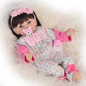 KEIUMI 22 Inch Reborn Alive Doll Platno Body realno djevojka Blizanci Baby Doll igračka za bebe božićne darove za Rođendan duge kose