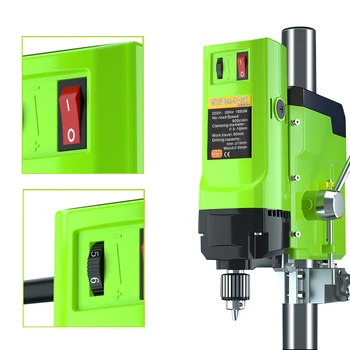 MINIQ mini-klupa drill press drill press promjenjive brzine bušenja uložak 1-16 mm za DIY Wood Metal Electric Tools