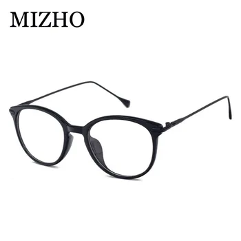 MIZHO Brand Designer prugasta vintage okvira za naočale, ženska optički moda prozirni modni ovalni rimless bodova za dame