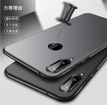 Mat crna TPU stražnji poklopac torbica za Meizu Note 9 0.3 m 2.5 D potpuna pokrivenost kaljeno staklo full LCD Zaslon zaštitnik za MEIZU Note9