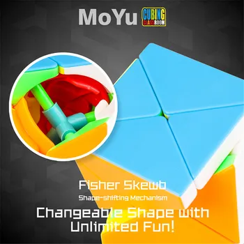 MoYu Cubing Učionica Fisher Skewbed X Cube edukativne igračke slagalice čarobne kocke za djecu djeca