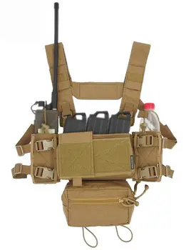 Multicam/Brown Taktički Airsoft SS Micro Fight Chassis MK4 Chest Rig 500D