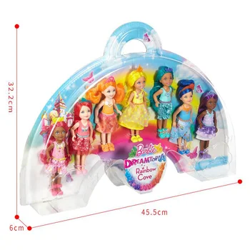 Originalne lutke Barbie Rainbow Dreamtopia Cove 7 igračke za djevojčice, Dječje modne pokloni za Rođendan Bonecas mini lijepa princeza