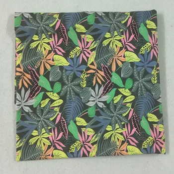 Pamuk viaPhil brand šareni šumski lišće tiskane tkanine lišće tkiva šarenilo haljina tkiva doma dekor