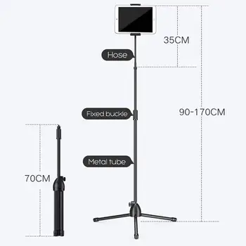 Podesiva po visini podne stalak za tablet fleksibilni držač stativ, nosač nosač rotirajući krevet držač mobilnog telefona za iPhone iPad Mini Air
