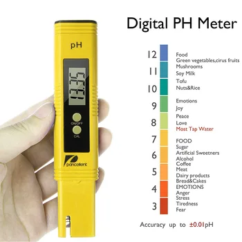 Portabel PC101 CL2 PH Tester prijenosni kućni bazen Checker Spa Akvarij PH Test Tools Monitor kvalitete vode metar