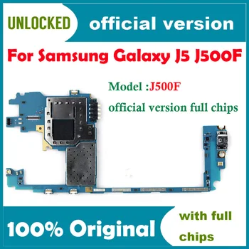Potpuna radna koristi originalna naknada za Samsung Galaxy J5 J500F Single / dual sim kartica matična ploča Logic Mother Board Plate