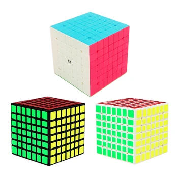 QiYi Rubbik Magic Cube 2x2x2 3x3x3 4x4x4 5x5x5 6x6x6 7x7x7 naljepnica Кубо магико brzina puzzle igra kocka igračke za djecu početnike