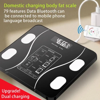 Smart Wireless Digital Body Fat Scale Bathroom Weight Scale Body Composition Analyzer With Smartphone App Za Bluetooth Weight Scale