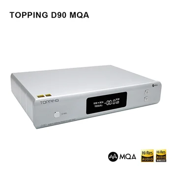 TOPPING D90 MQA AK4499 AK4118 Full Balanced DAC Bluetooth 5.0 DSD512 Hi-Res dekoder TOPPING D90 s daljinskim upravljačem