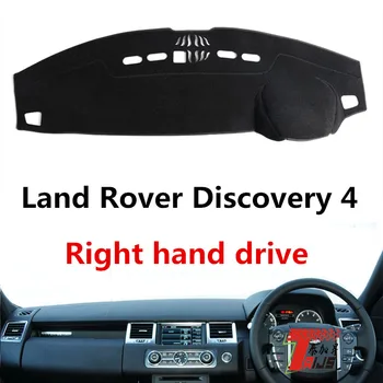 Taijs RHD poklopac ploči s instrumentima u automobilu za Discovery 3 / Discovery 4 Izbjegavajte svjetlo pad desni volan poliesterska vlakna zaštitna podloga ploči s instrumentima za Land Rover Discovery
