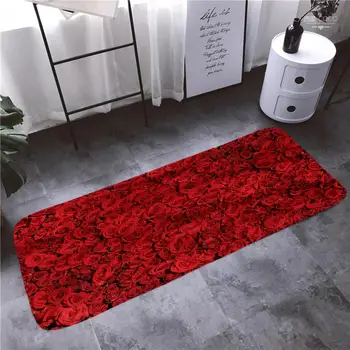 Tepih tepih smiješno kuhinja ulazna vrata mat protuklizni tepih kupatilo Predsoblje 50x80 cm cvjetni cvjetni dizajn