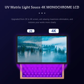 Tianfour T280 8.9 Inčni 4K Bijeli UV LCD SLA 3D pisač veliku količinu ispisa Impresora DLP 3D Drucker Kit 405nm UV smola