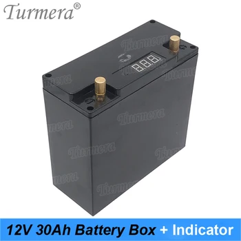 Turmera 12V 30Ah punjiva kutija, kovčeg za pohranu s pokazatelj kapaciteta izgraditi 48Piece 18650 baterija za ups 12v