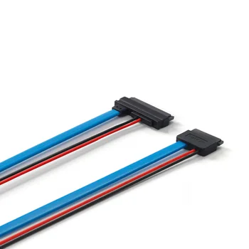ULT- 5PCS SATA 5V kabel Serial ATA 22Pin 7+15 to Slimline SATA 13Pin 7+6 F/F priključak pretvarač 30 cm/1 ft/12 cm