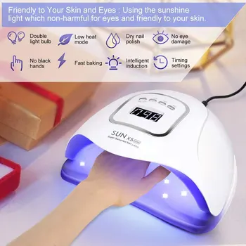 UV LED Nail Lamp 90W Nail Gel Polish Dryer with 4 MODE Time Memory Function Nail Art Tools for Manikura Home Use And Nail Salon