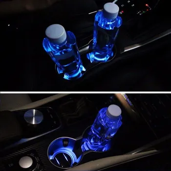 Univerzalni auto-Solarni led držač čaša Pad Anti Slip Bottle Coaster Mat stil automobila stil vozila
