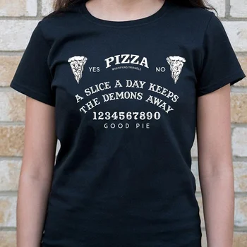 VIP HJN Women Pizza ploča sa Board-a T-Shirt za hipsters Summer Slatka Funny Tee Grunge Goth Odjeca Halloween Witch Shirt